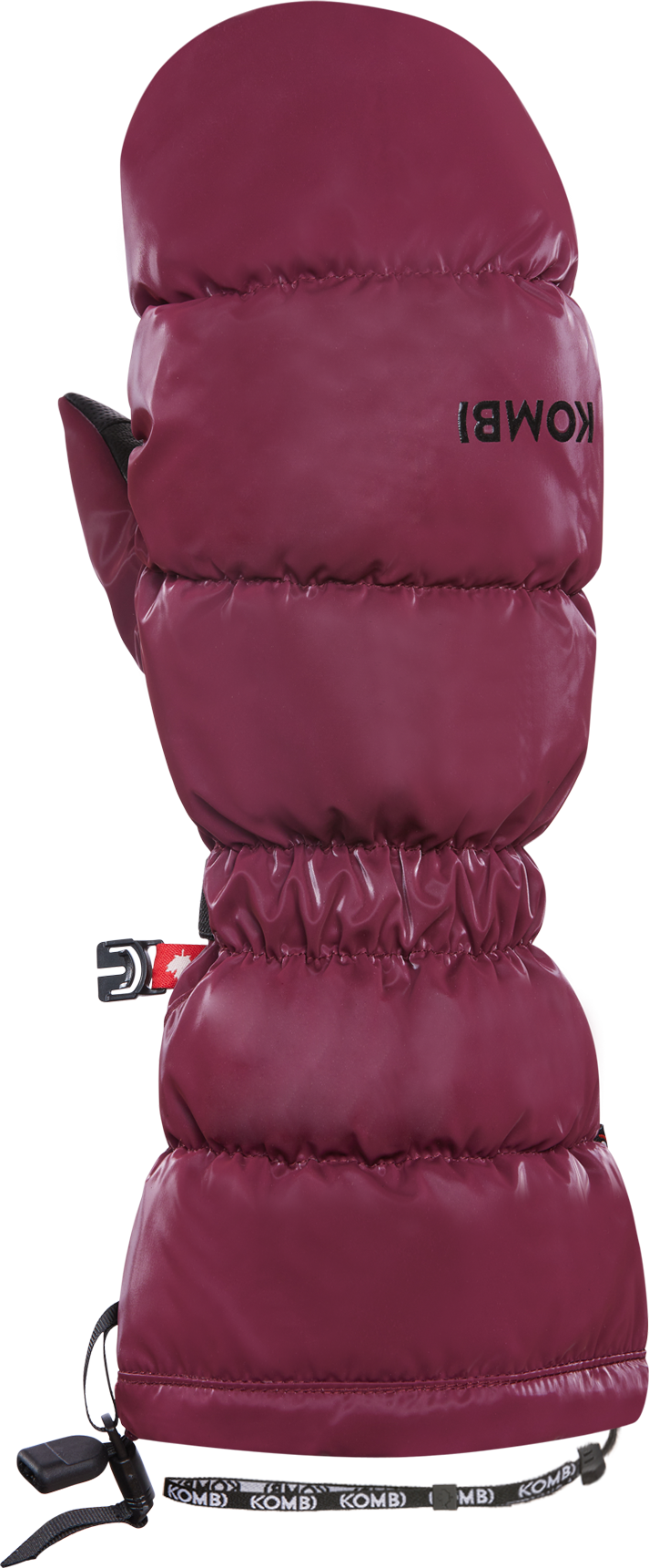 Kombi Women’s Snazzy Ethical Goose Down Mittens Rosewood Red