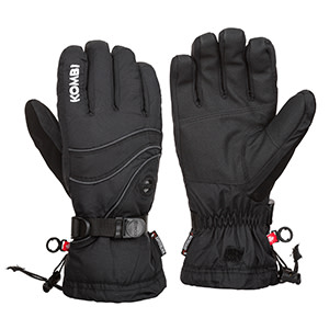 Kombi Men’s Squad WaterGuard Gloves Black/Charcoal