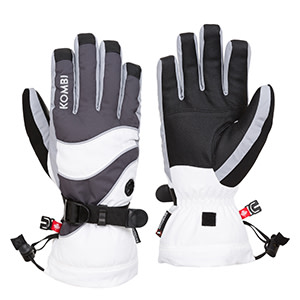 Kombi Women’s Squad WaterGuard Gloves Iron/White