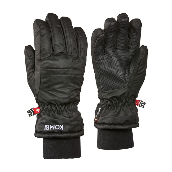 Kombi Juniors' Tucker Gloves Black Kombi