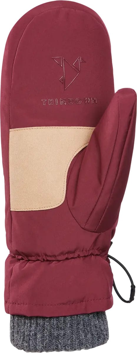 Kombi Women's Neomitt Thindown Mittens Rosewood Red Kombi