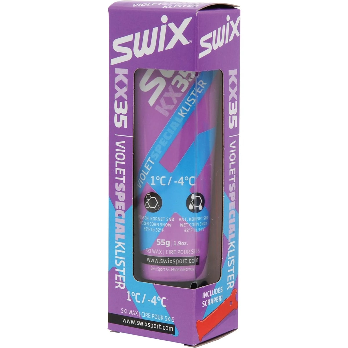 Swix KX35N Violet Spec. Klister  1ºC /-4ºC Nocolor