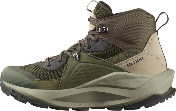 Salomon Men's Elixir Mid GORE-TEX Peat/Vintage Khaki/Castlerock Salomon