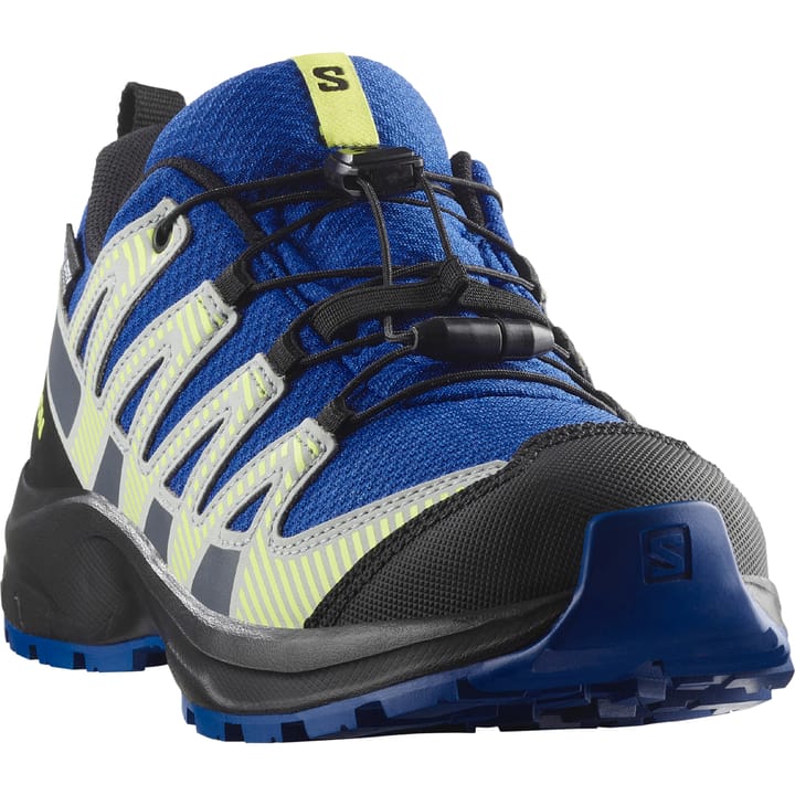 Salomon Kids' XA Pro V8 Waterproof Nautical Blue/black/sharp Green Salomon