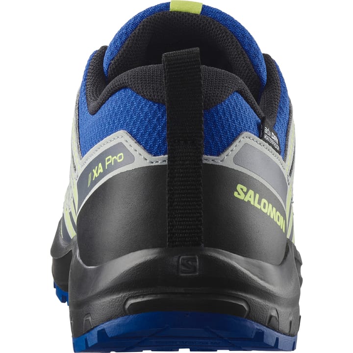 Salomon Kids' XA Pro V8 Waterproof Nautical Blue/black/sharp Green Salomon