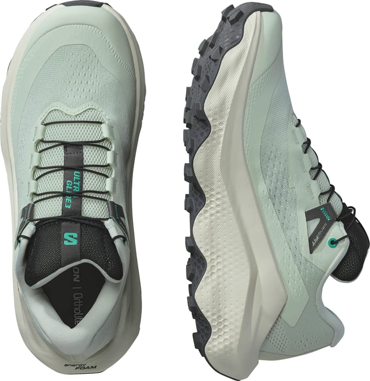 Salomon Women's Ultra Glide 3 Clearly Aqua/vanilla Ice/asphalt Salomon