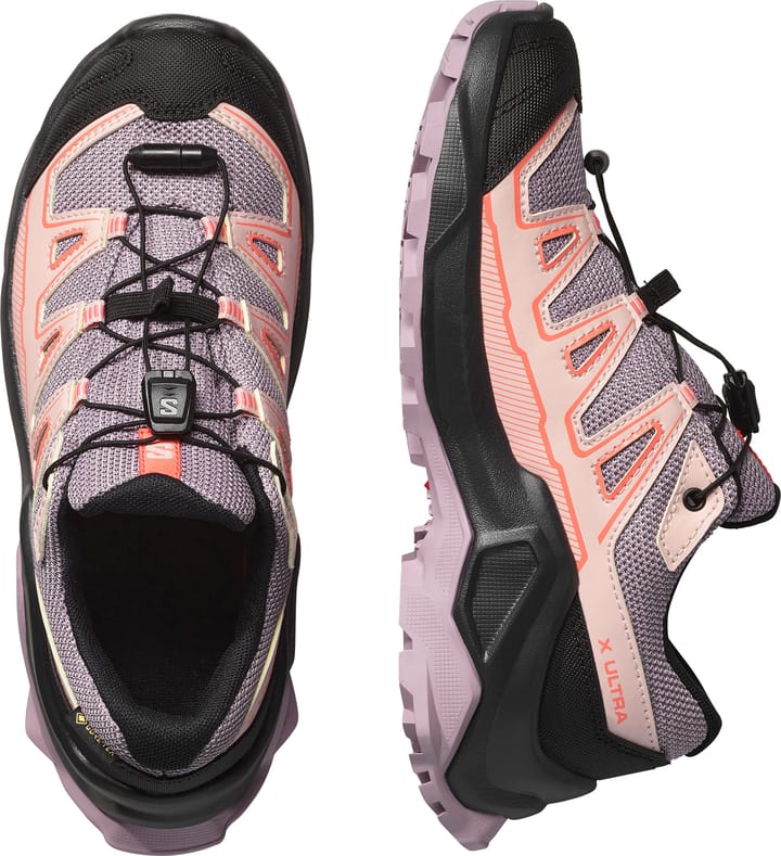 Salomon Kids' X Ultra GORE-TEX Nirvana/black/fusion Coral Salomon