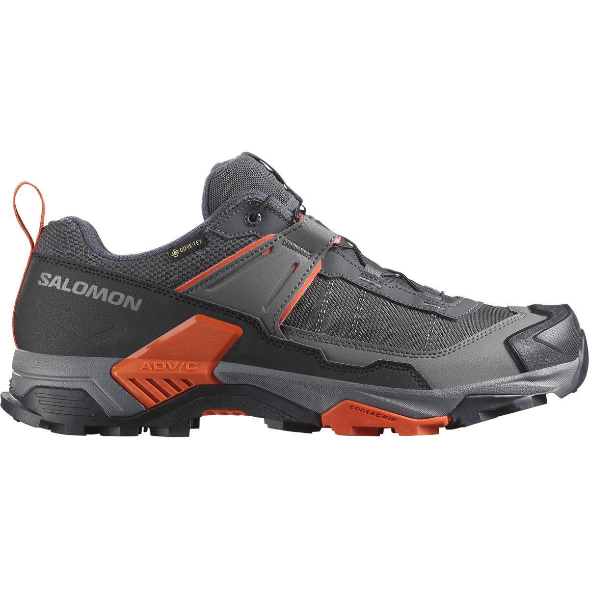 Salomon Men's X Ultra 5 GORE-TEX Asphalt/castlerock/burnt Ochre