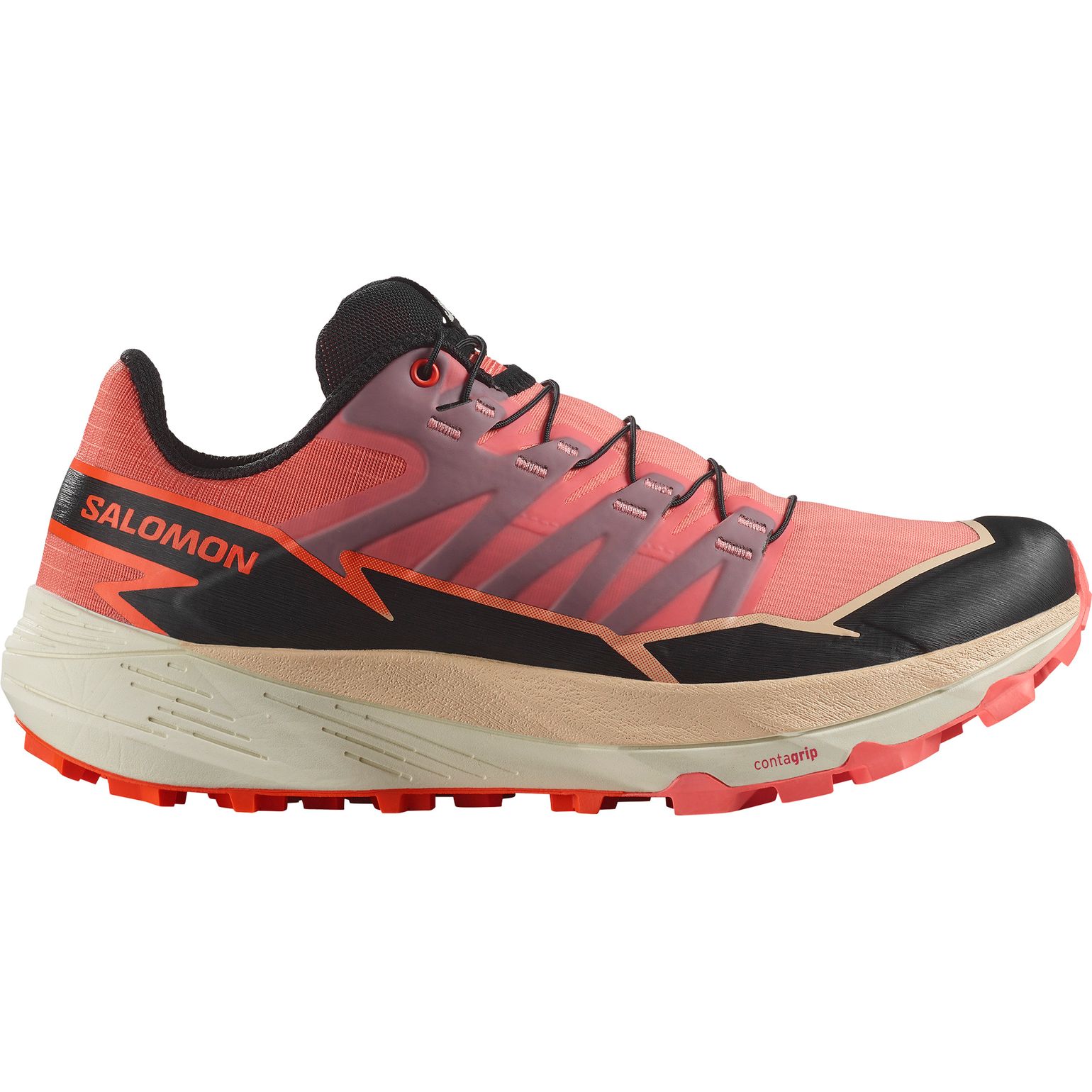 Salomon Women's Thundercross Fusion Coral/black/red Orange