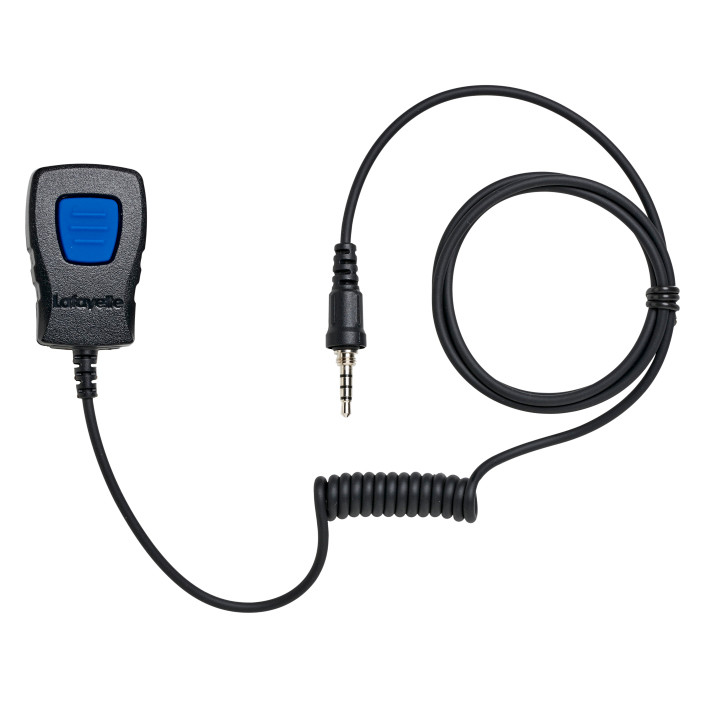 Lafayette Push To Talk Button Long Cable Black