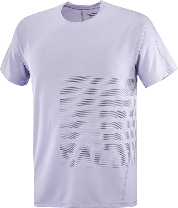 Salomon Men's Sense Aero Graphic Tee GFX Cosmic Sky/castelrock/ Salomon