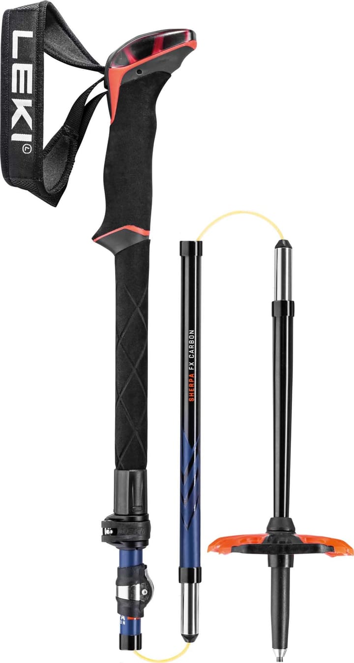 Leki Sherpa FX Carbon Midnight Blue-Darkblue-Red Leki