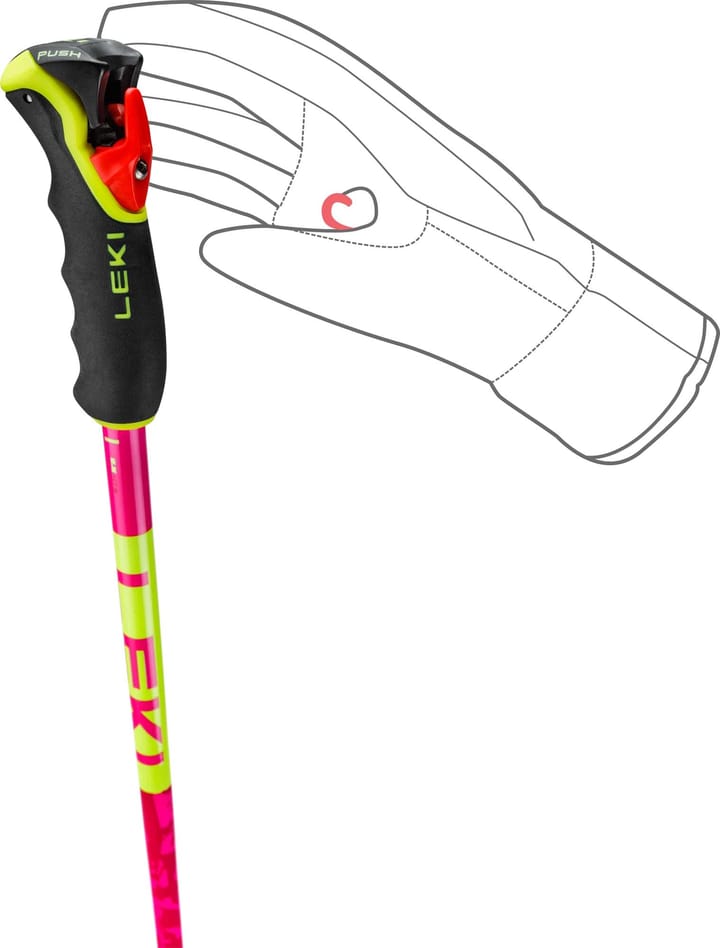 Leki Spitfire Vario 3D Neonmagenta-Neonyellow-Berry Leki