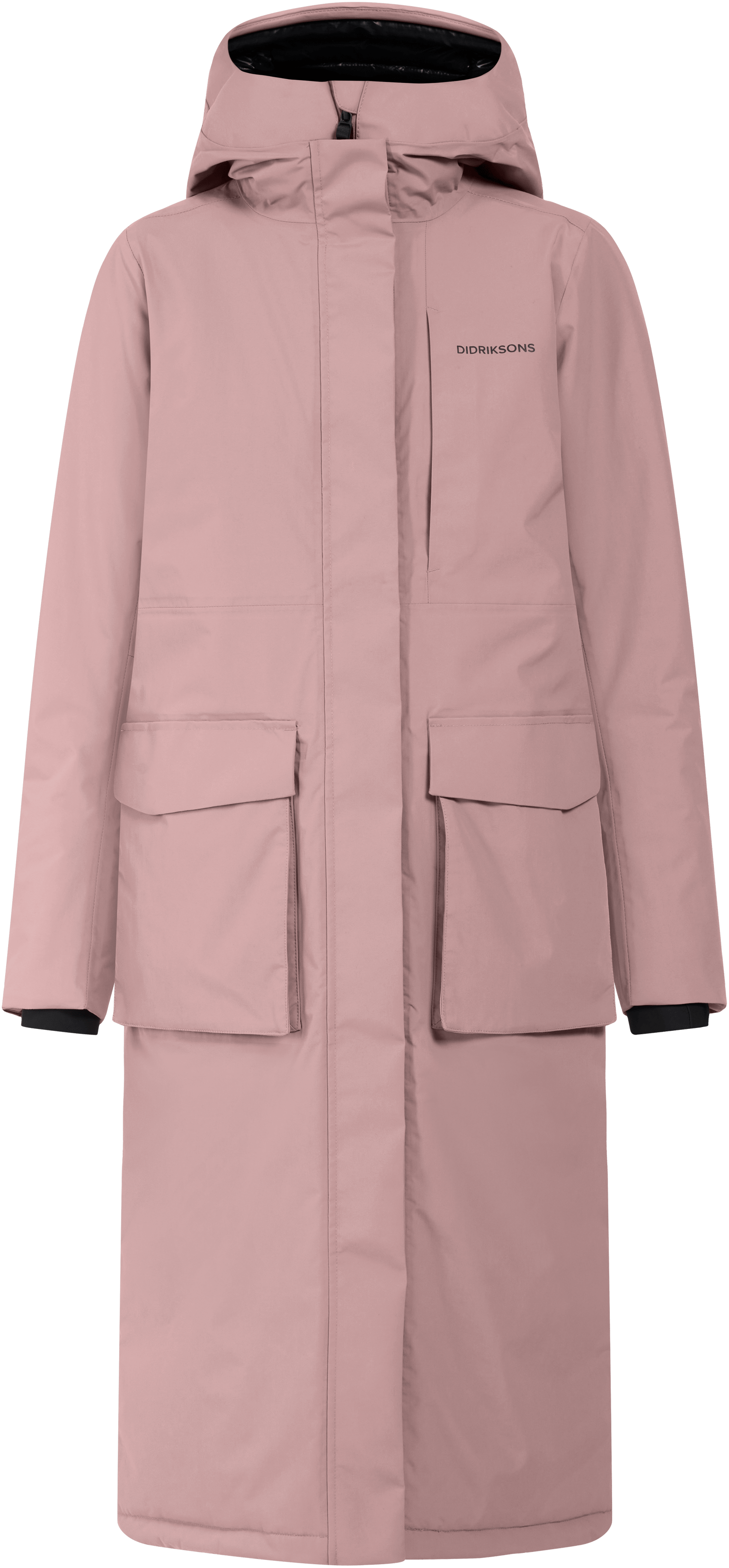 Didriksons Women's Leya Parka Long 3 Faded Wine