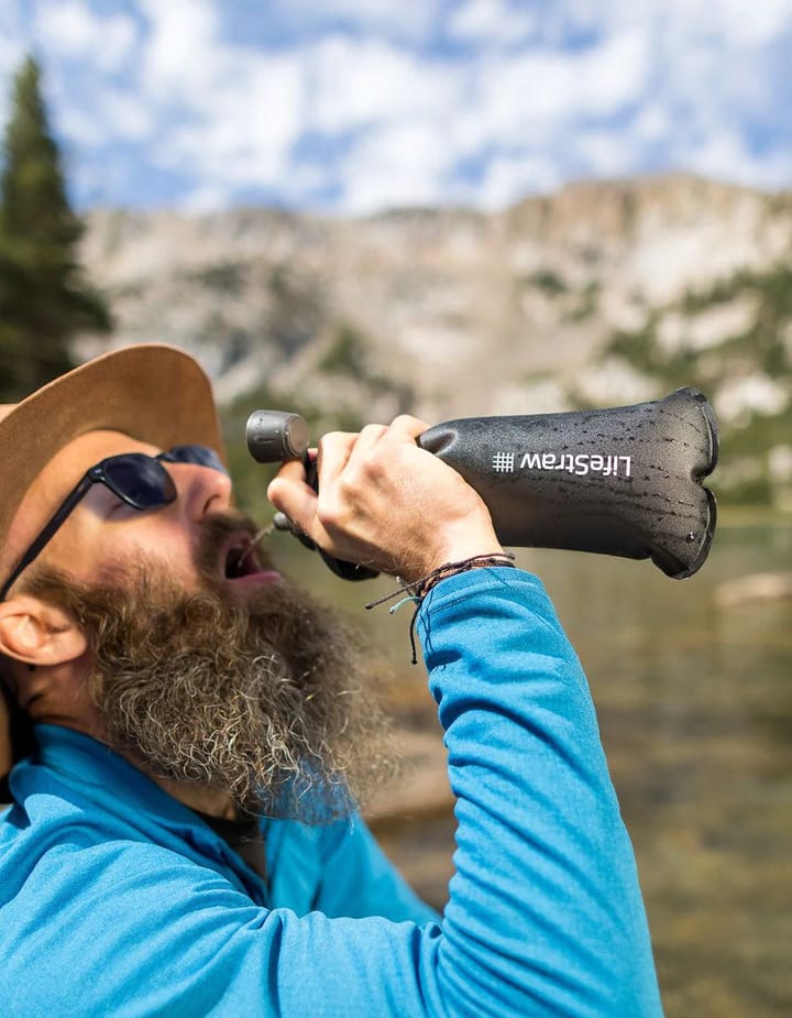 Lifestraw Peak Series Collapsible Squeeze 1 L  Mountain Blue Lifestraw