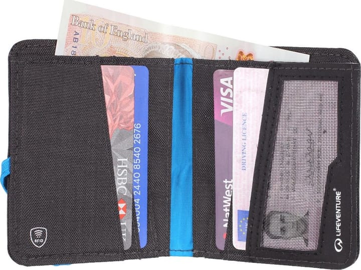 Lifeventure RFiD Compact Wallet Recycled Grey Lifeventure