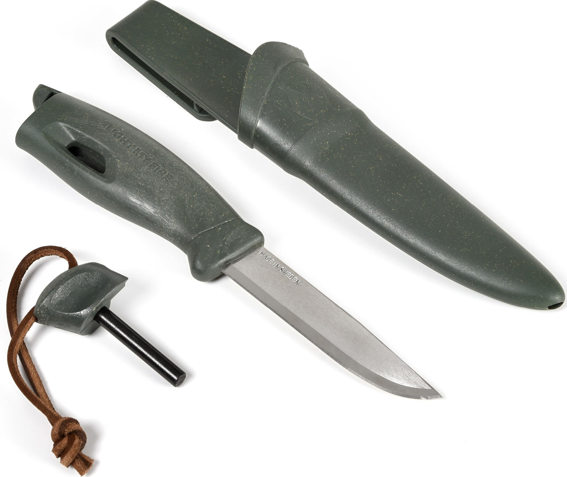 Light My Fire Swedish Fireknife Bio 2in1 Sagegreen