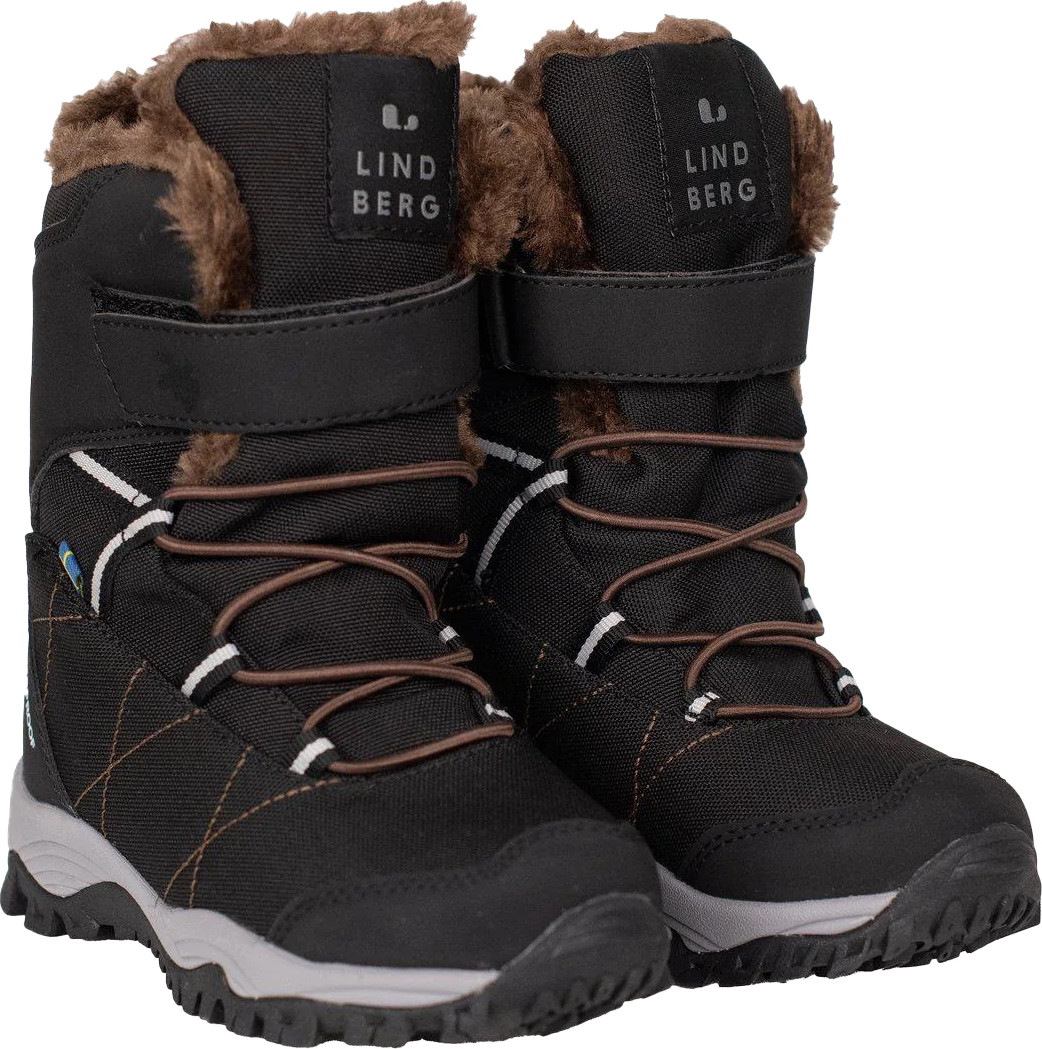 Lindberg Kids’ Arctic Snow Boot High Black/brown