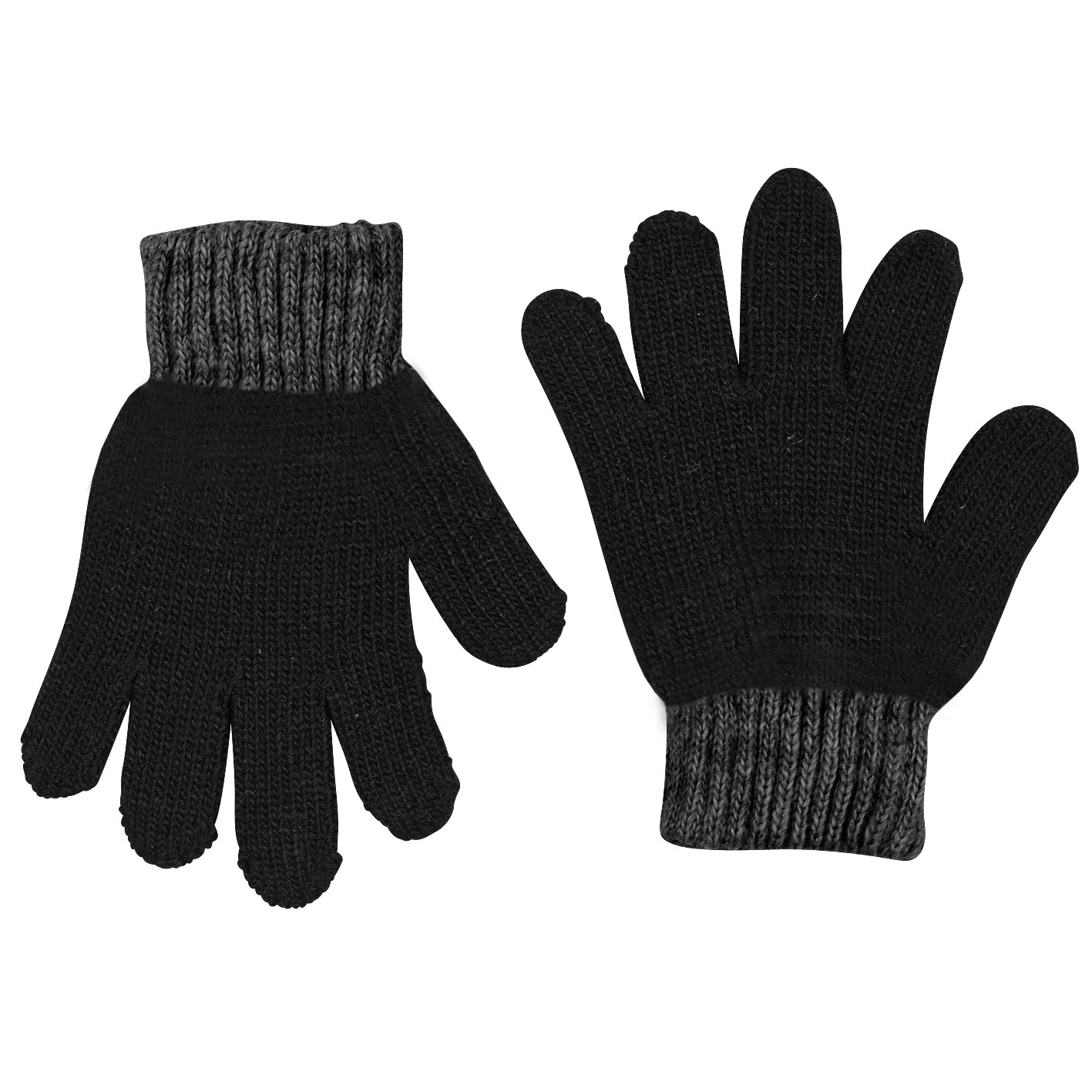 Lindberg Kids’ Sundsvall Glove 2 Pack Black/Anthrac