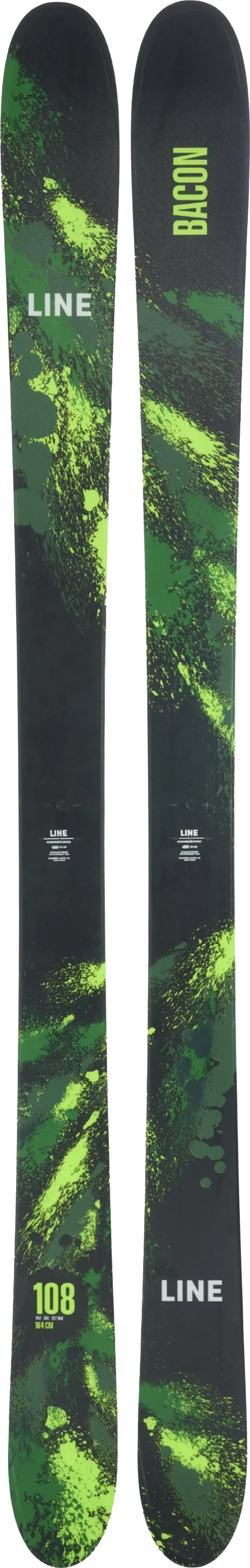 Line Skis Bacon 108 Black/Green