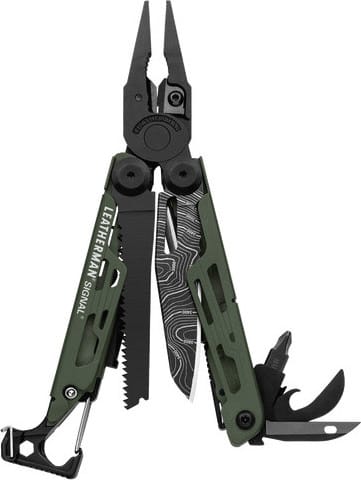 Leatherman Signal Box Green Topo Leatherman