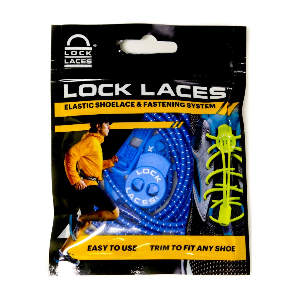 Lock Laces No Tie Shoelaces Royal Blue