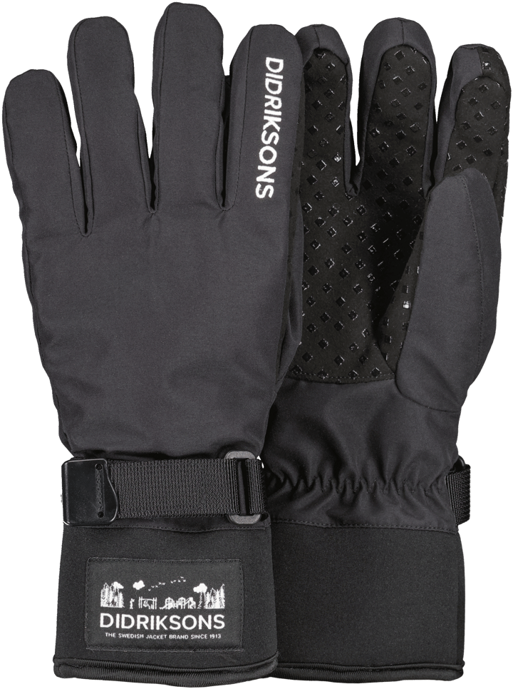 Didriksons Kids' Lovas Five Finger Gloves 2 Black Didriksons