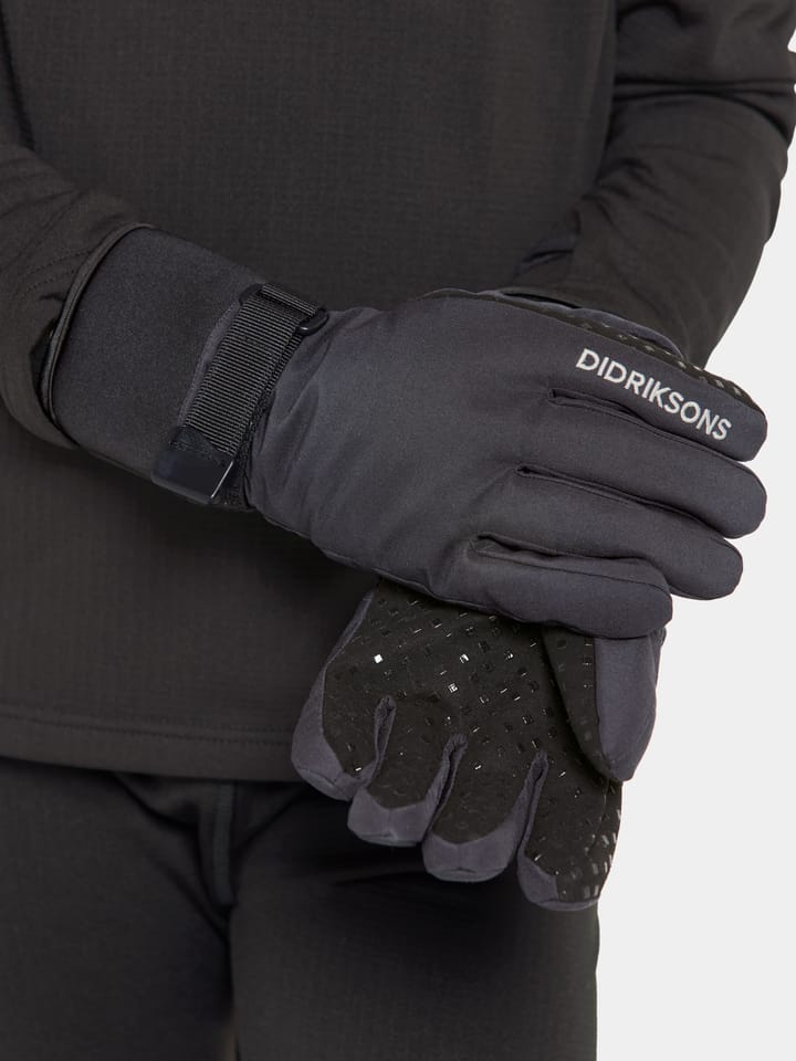 Didriksons Kids' Lovas Five Finger Gloves 2 Black Didriksons