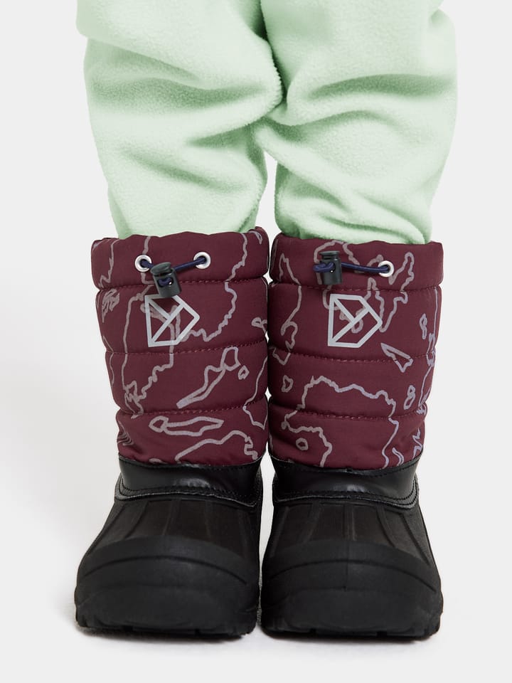 Didriksons Kids' Lumi Boots Grundsund Reflective Wine Didriksons