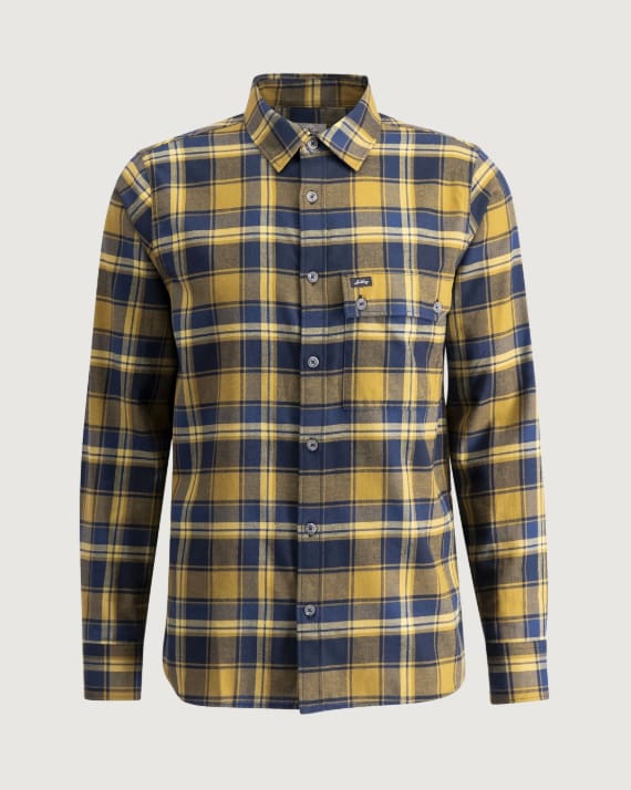 Lundhags Järpen Plaid Flannel Shirt Olive