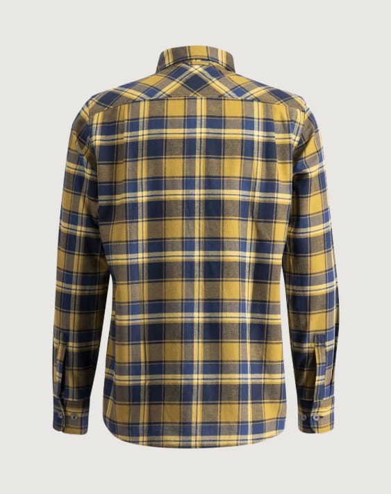 Lundhags Järpen Plaid Flannel Shirt Olive Lundhags