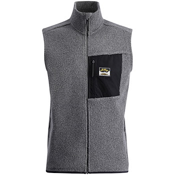 Lundhags Men’s Flok Wool Pile Vest Granite