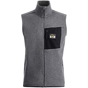 Lundhags Men's Flok Wool Pile Vest Granite Lundhags