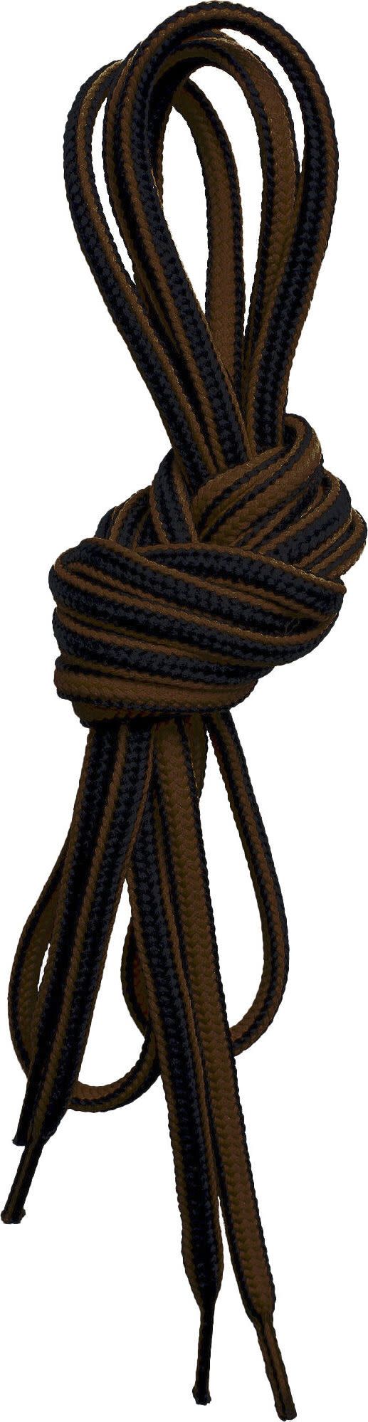 Lundhags Round Shoe Laces 150 cm Black/Brown