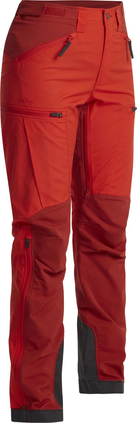 Lundhags Women's Makke High Waist Curved Pant Lively Red/Mellow Red Lundhags