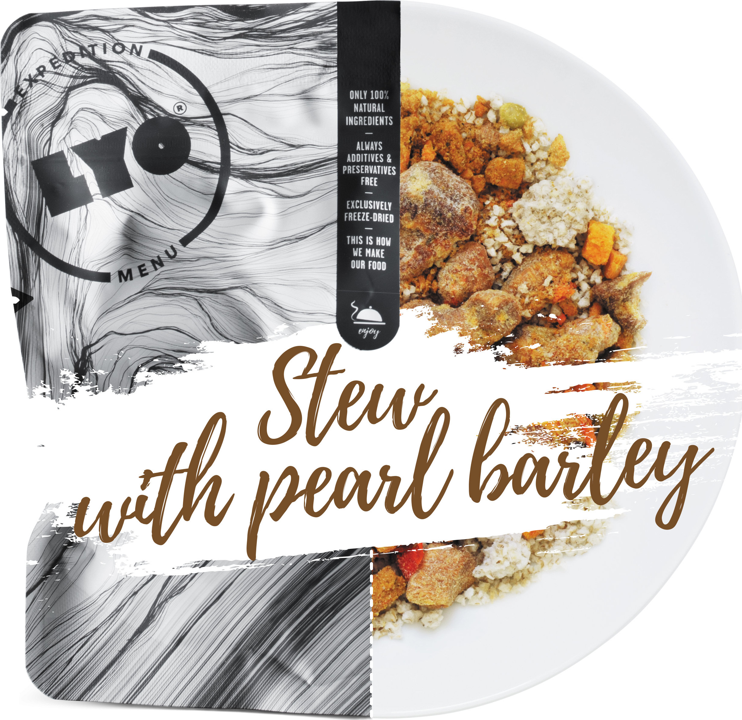 Lyofood Pork Stew With Pearl Barley 500g Onecolour