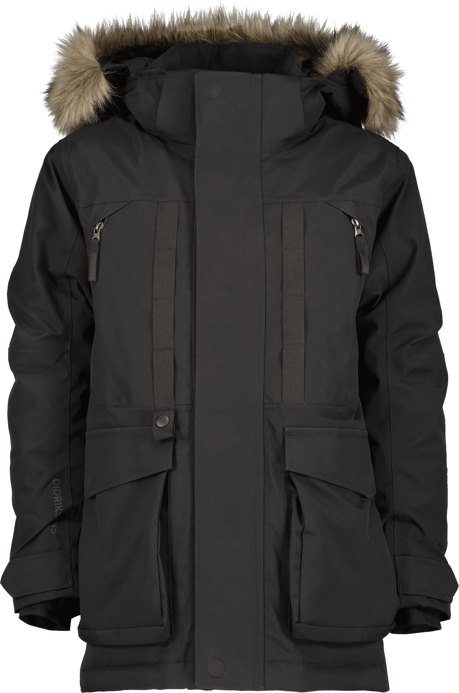 Didriksons Kids' Magnetit Parka 2 Black