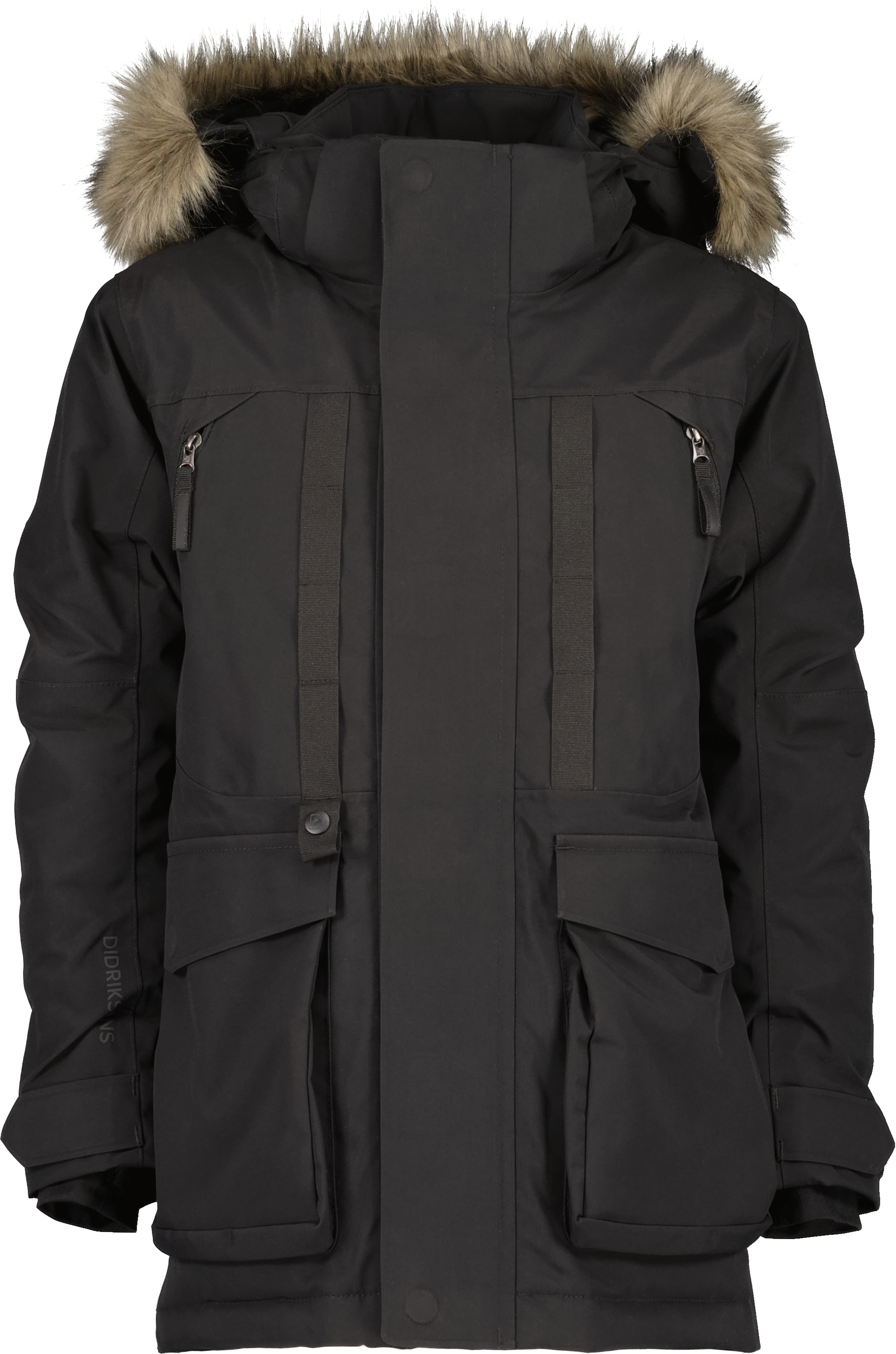 Didriksons Kids’ Magnetit Parka 2 Black