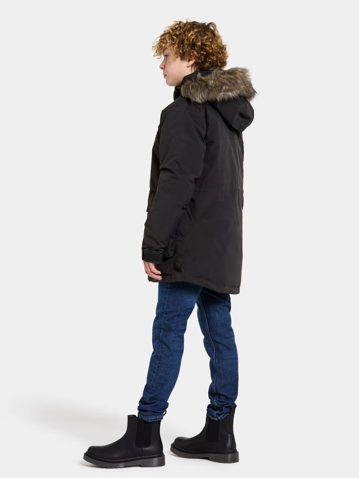 Didriksons Kids' Magnetit Parka 2 Black Didriksons