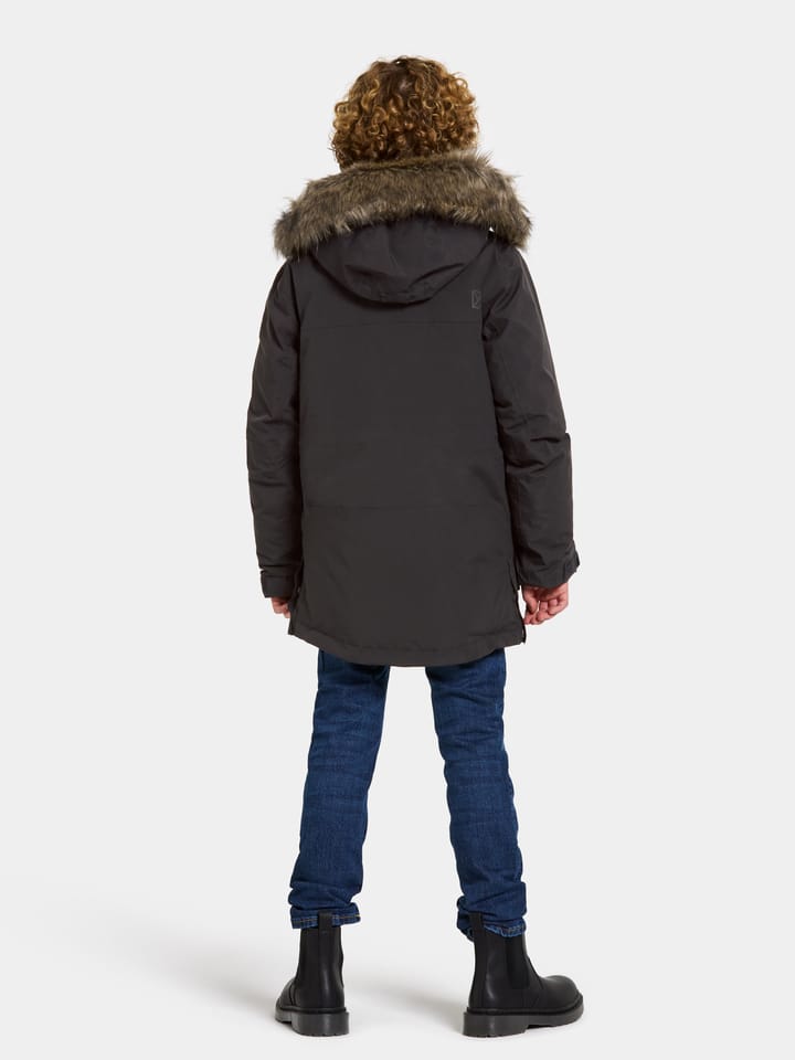 Didriksons Kids' Magnetit Parka 2 Black Didriksons