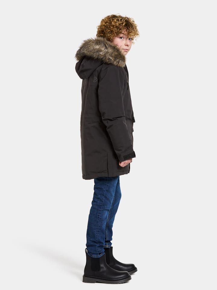 Didriksons Kids' Magnetit Parka 2 Black Didriksons