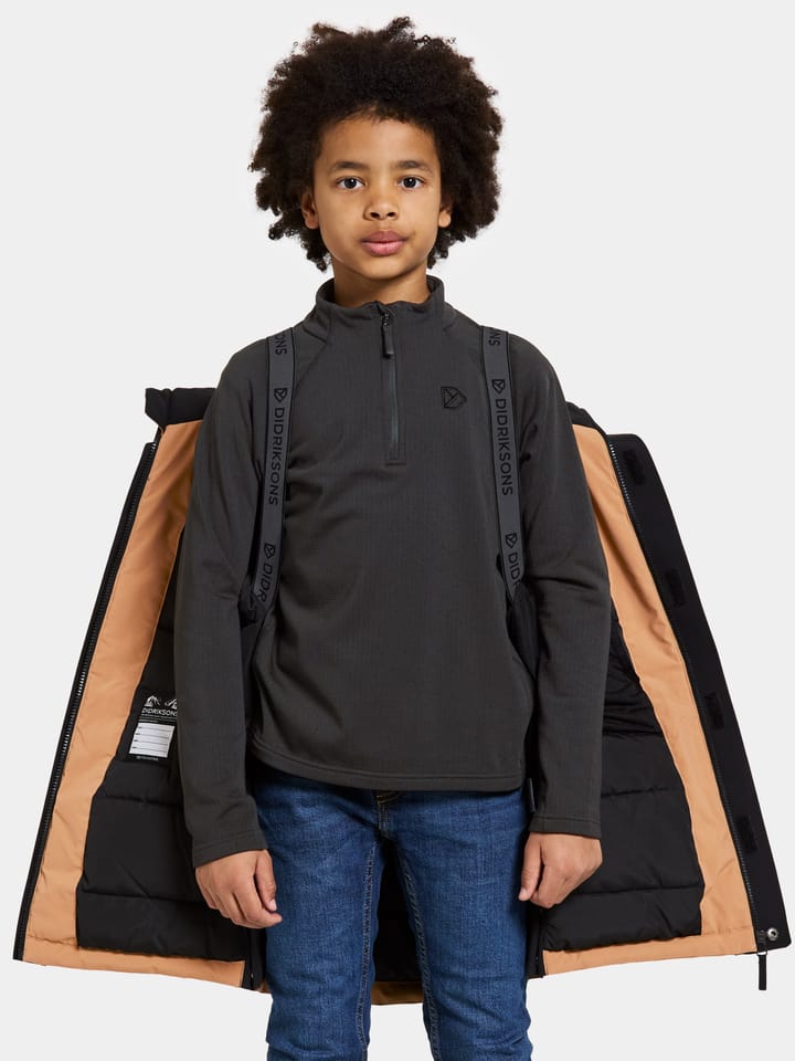 Didriksons Kids' Magnetit Parka 2 Almond Brown Didriksons