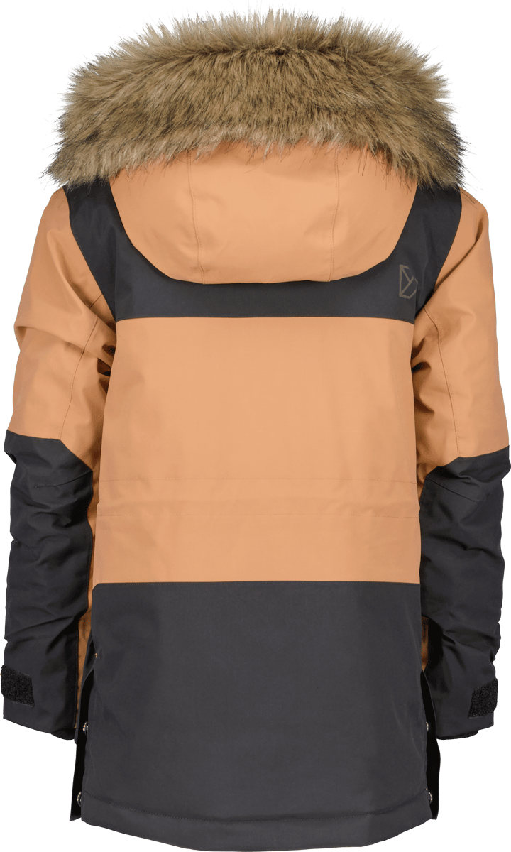 Didriksons Kids' Magnetit Parka 2 Almond Brown Didriksons