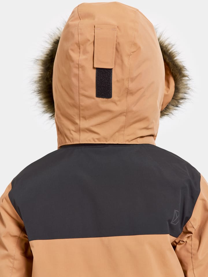 Didriksons Kids' Magnetit Parka 2 Almond Brown Didriksons