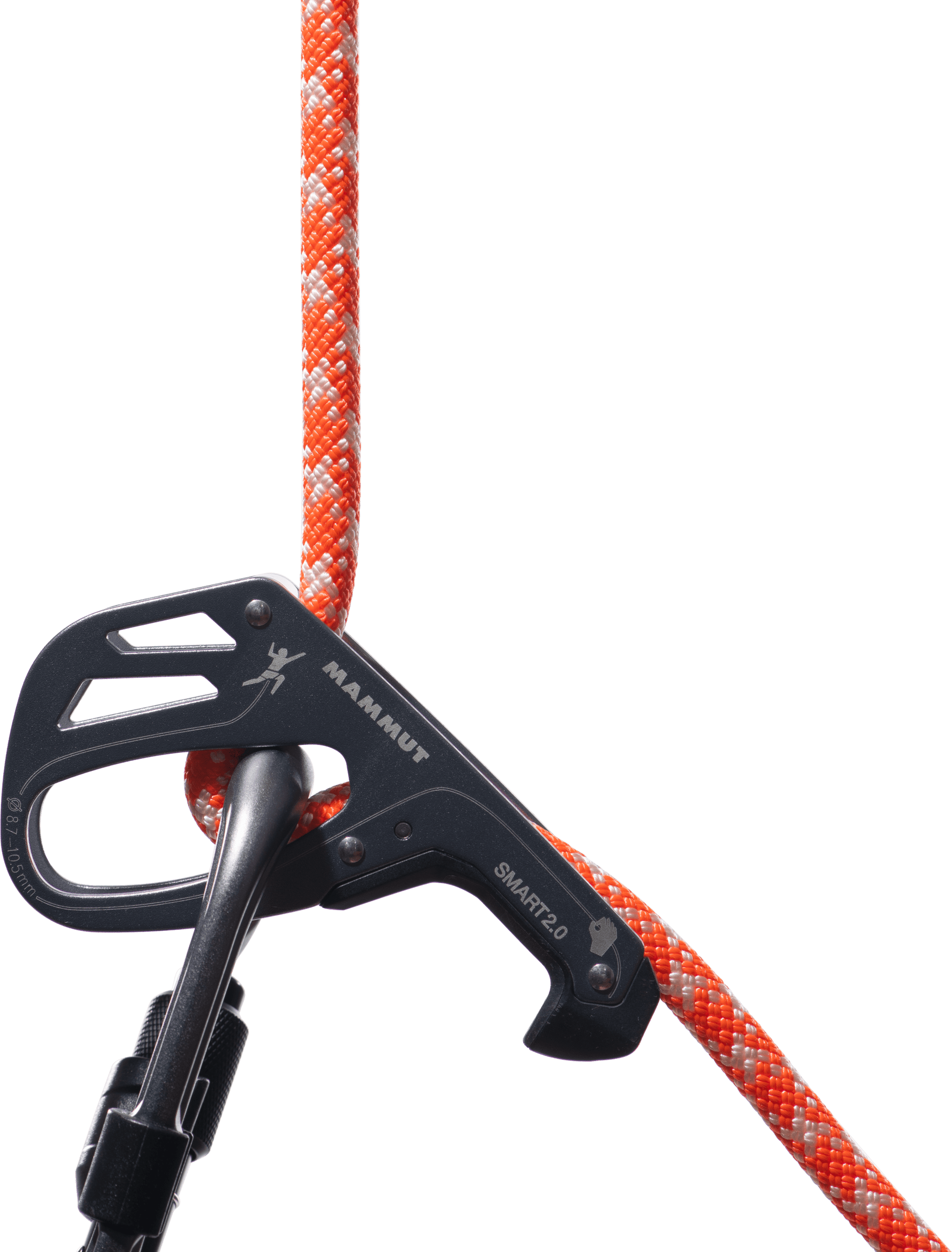 MAMMUT 60M EN892 Orange Climbing Hiking Outdoors Rope 198.8 Feet