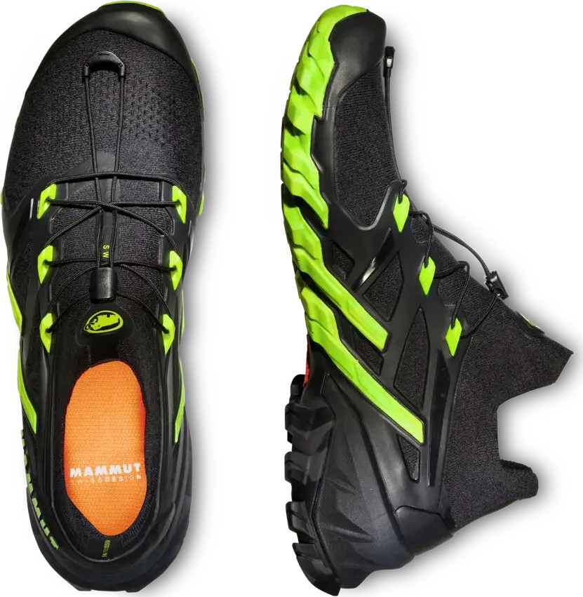 Men's Aegility Pro Mid black-highlime Mammut