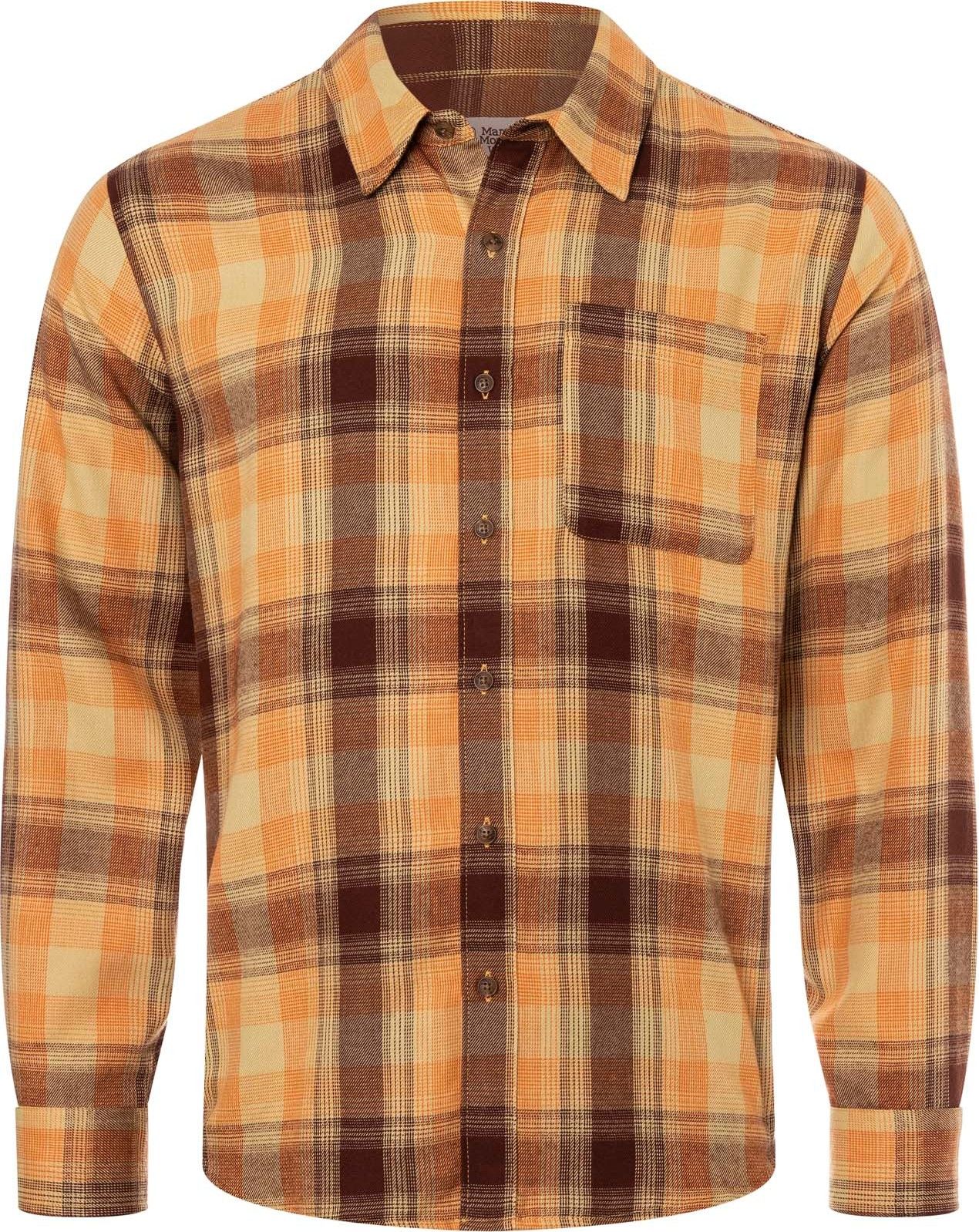 Marmot Men's Fairfax Novelty Light Weight Flannel Tangelo