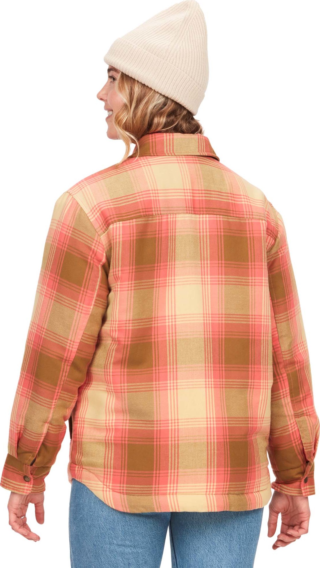 Marmot Ridgefield Heavyweight Sherpa Lined Flannel - — Womens Clothing  Size: Small, Center Back Length: 26 in, Age Group: Adults, Apparel Fit:  Regular — M10512-4050-S