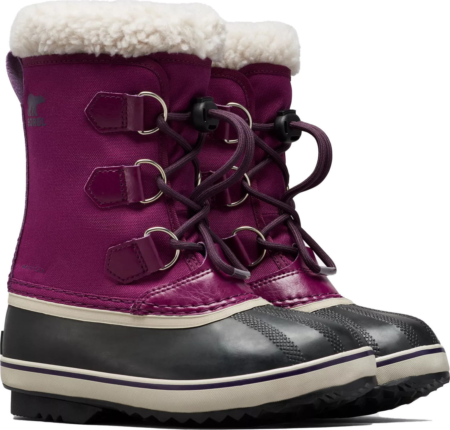 Sorel Kids’ Yoot Pac Nylon Boot Wp Wild Iris/Dark Plum