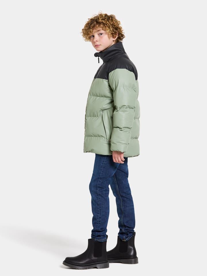 Didriksons Kids' Mega Galon Jacket Light Moss Didriksons